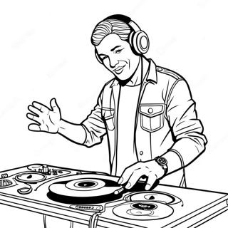 How Tall Is Dj Music Man Coloring Page 69302-55674