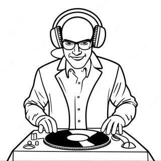 How Tall Is Dj Music Man Coloring Page 69302-55675