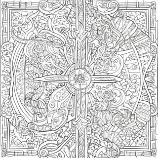 Pages Of Kells Intricate Designs Coloring Page 69322-55696