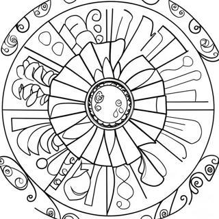 Color Wheel Coloring Page 69332-55708