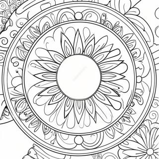 Color Wheel Coloring Pages