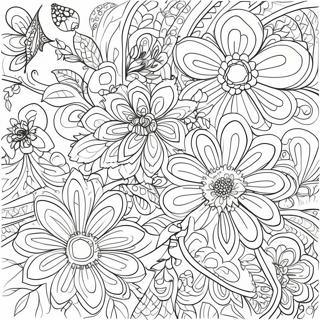 Scandinavian Folk Art Coloring Pages