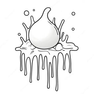 Drip Effect Coloring Page 69362-55727