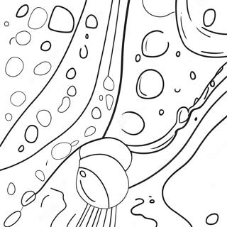 Colorful Drippy Shapes Coloring Page 69363-55729