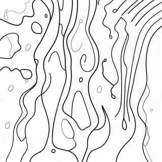 Colorful Drippy Shapes Coloring Page 69363-55732