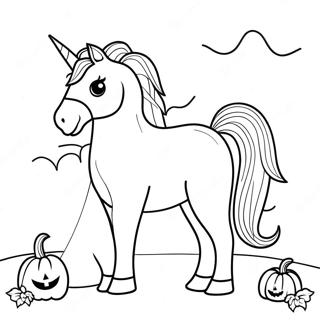 Halloween Horse Coloring Page 69372-55735