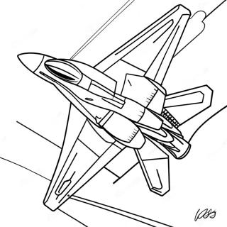 F14 Tomcat In Flight Coloring Page 69393-55754