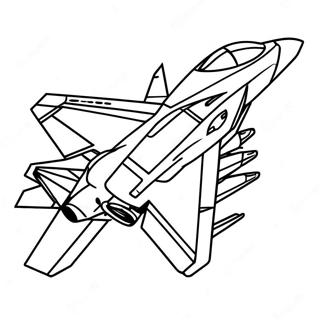 F14 Tomcat In Flight Coloring Page 69393-55755