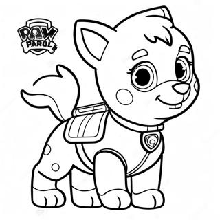 Skye Paw Patrol Coloring Page 69402-55758