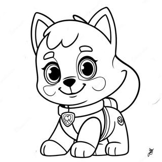 Skye Paw Patrol Coloring Page 69402-55759