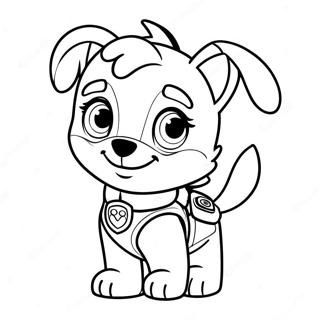 Skye Paw Patrol Coloring Page 69402-55760