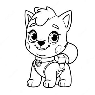 Adventurous Skye Paw Patrol Coloring Page 69403-55764