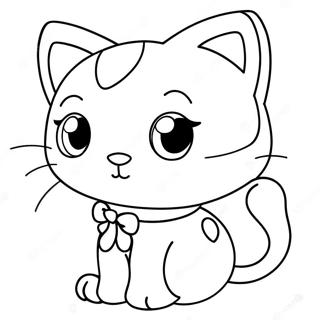 Charmmy Kitty Cute Coloring Page 69412-55768