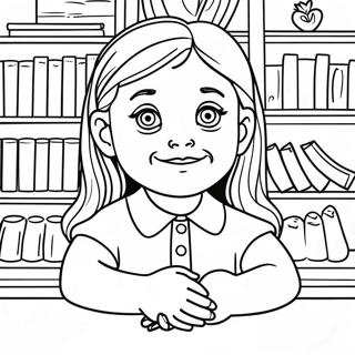 Matilda Coloring Pages