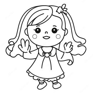 Matilda With Magical Powers Coloring Page 6942-5708