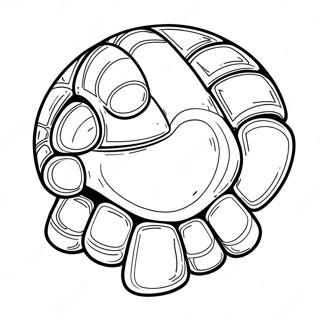 Metal Knuckles Coloring Page 69432-55784