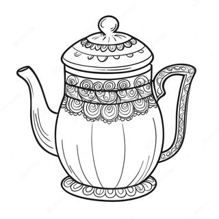 Teapot Coloring Pages