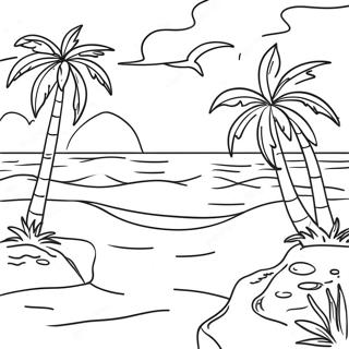 Hawaiian Decorations Coloring Pages