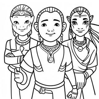 Avatar Movie Avatar Coloring Pages