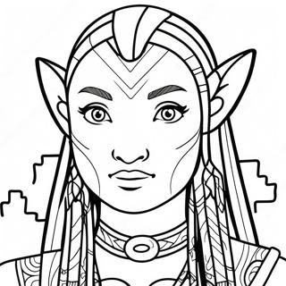 Avatar Movie Coloring Page 69472-55814