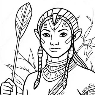 Avatar Movie Coloring Page 69472-55815