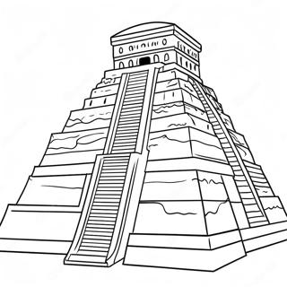 Ziggurat Coloring Pages