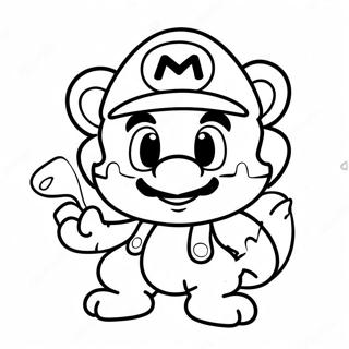 Tanooki Mario Coloring Page 69492-55830