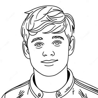 Niall Horan Coloring Pages