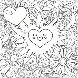 Colorful I Love Coloring Pages Scene Coloring Page 69513-55847