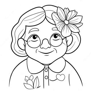 Mother’s Day Coloring Pages