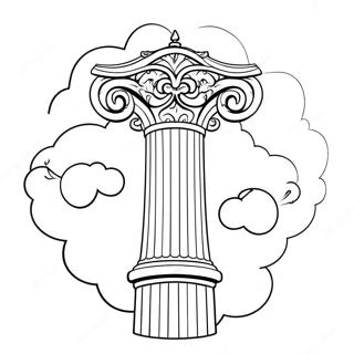 Pillar Of Cloud And Fire Coloring Pages