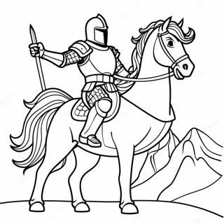 Black Knight Coloring Page 69552-55876