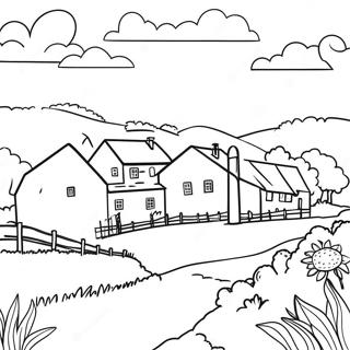 Charming Pennsylvania Countryside Coloring Page 69563-55892