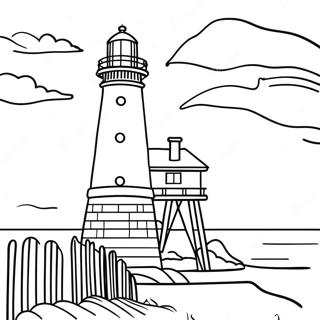 Obx Lighthouse Coloring Page 69573-55898