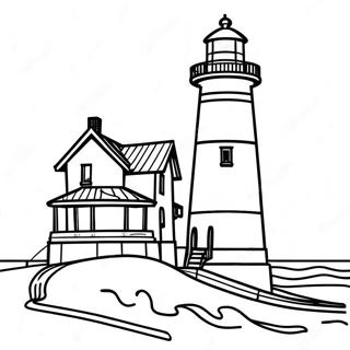 Obx Lighthouse Coloring Page 69573-55899