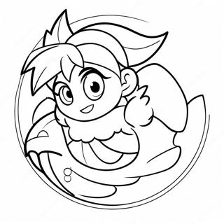 Epic Valkyrie Beyblade Battle Coloring Page 69633-55946