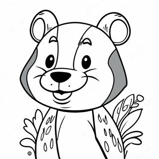 Bucky Badger Coloring Pages