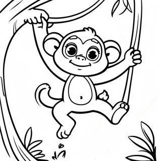 Jungle Animal Coloring Pages