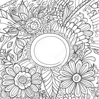 Bullet Journal Doodle Coloring Page 69692-55996