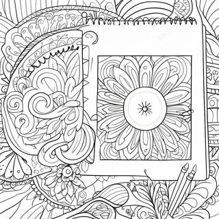 Bullet Journal Coloring Pages