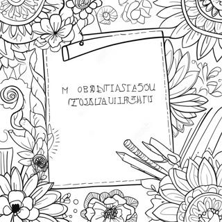 Creative Bullet Journal Layout Coloring Page 69693-55990