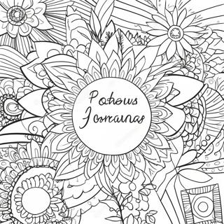 Creative Bullet Journal Layout Coloring Page 69693-55991