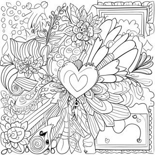 Creative Bullet Journal Layout Coloring Page 69693-55992