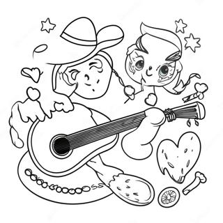 Christmas In Mexico Traditional Celebration Coloring Page 69702-56006