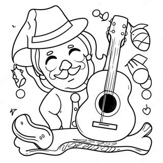 Christmas In Mexico Traditional Celebration Coloring Page 69702-56008