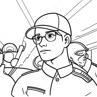 Casey Undercover In Action Coloring Page 69763-56053