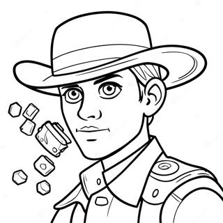 Casey Undercover In Action Coloring Page 69763-56054