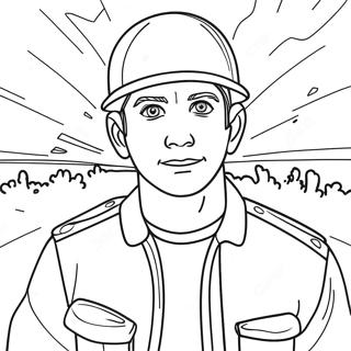 Casey Undercover In Action Coloring Page 69763-56055