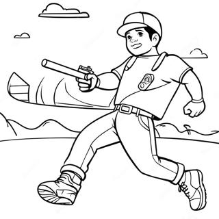 Casey Undercover In Action Coloring Page 69763-56056