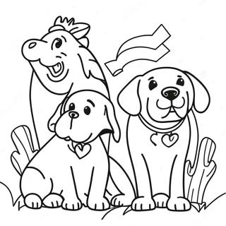 Faithful Friends Coloring Page 69773-56058